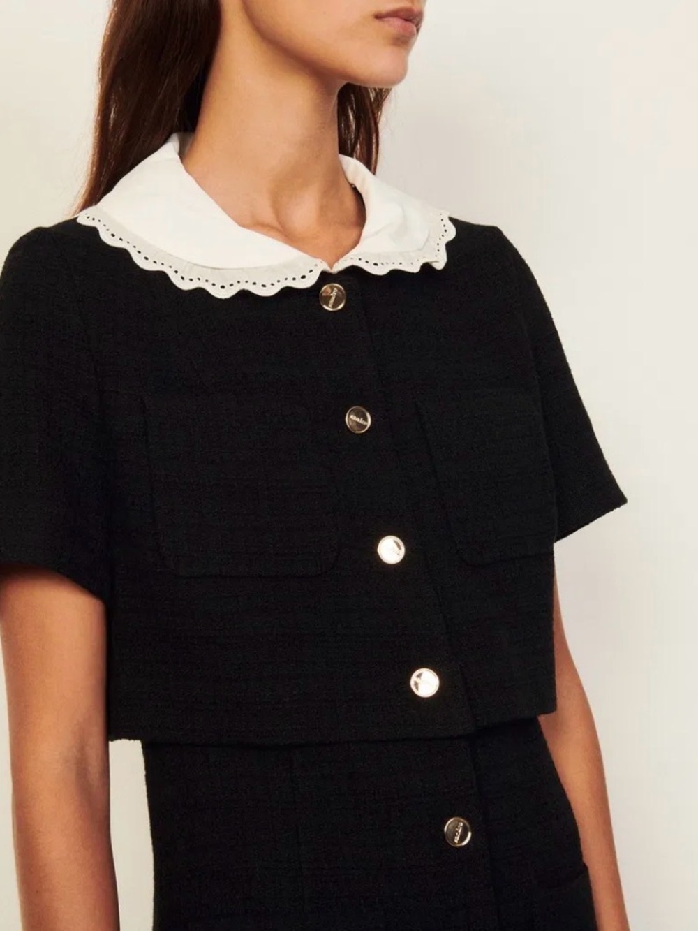 Short tweed dress Sandro - Picture 3 of 9